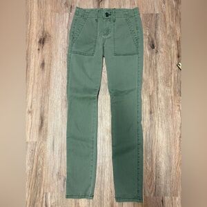 CAbi Green Ankle & Cropped Jeans